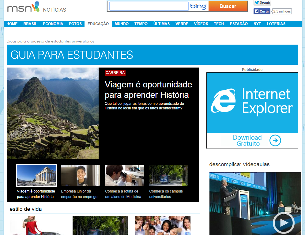 Guia para Estudantes MSN