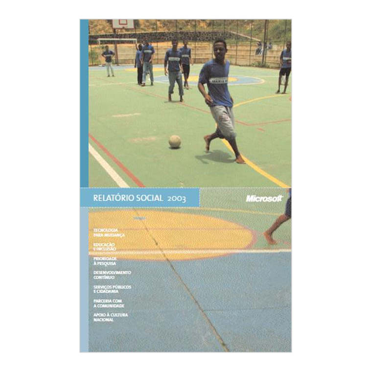 Microsoft - Relatório Social 2003