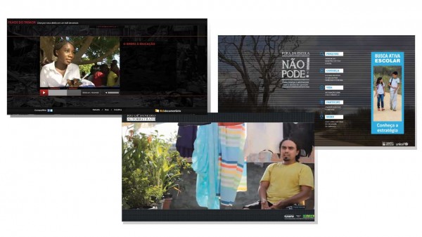 Imagens de webdocumentários produzidos pela Cross Content