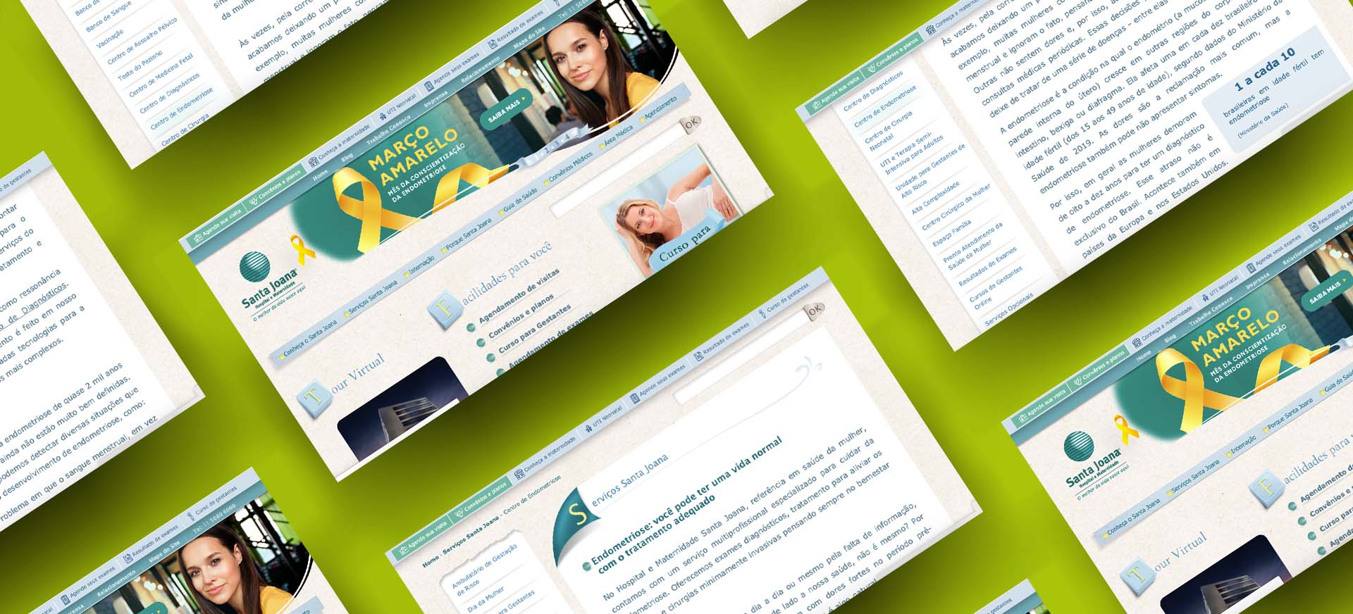 Produção de conteúdo da Cross Content para o Hospital e Maternidade Santa Joana