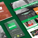 Imagem traz colagem de projetos realizados pela Cross Content para a Fundação FEAC