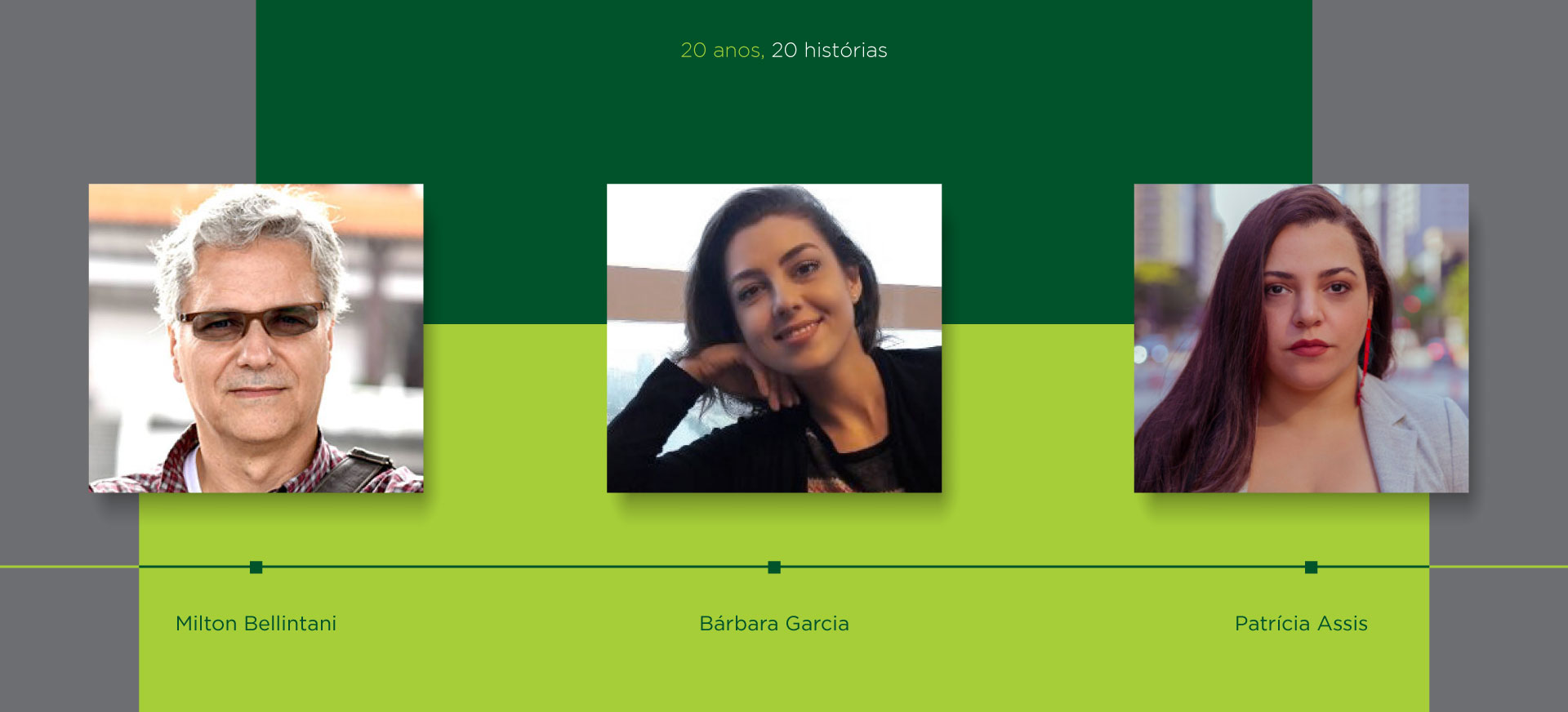 Milton Bellintani, Bárbara Garcia e Patrícia Assis