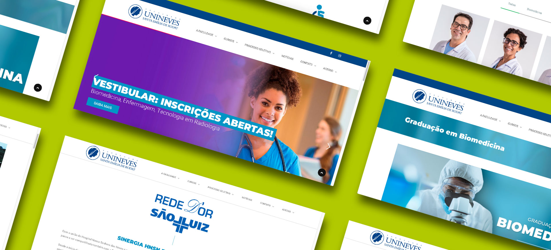 faculdade unineves lança site