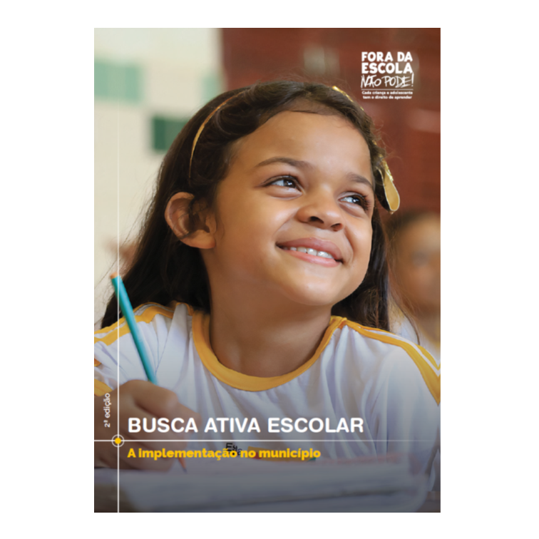 Capa do livro Busca Ativa Escolar - A implementação no município