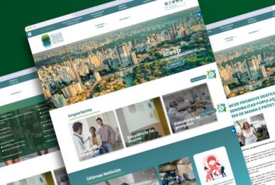 Home page do site do Instituto do Câncer do Estado de São Paulo