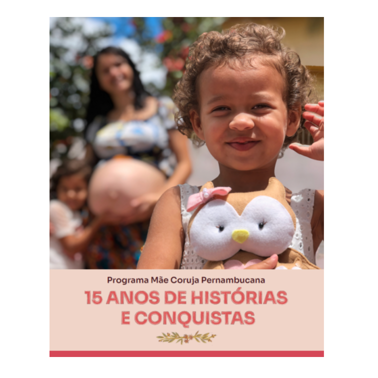 Capa da brochura Mãe Coruja Pernambucana - 15 anos de histórias e conquistas