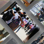 Colagem de imagens da coluna Balanço Social, de Andréia Peres no site da Veja